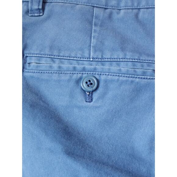 Bonobos Men's Slim Teal Blue Chino Preppy Golf Flat Front Pants Size 30x32 A0012 - Picture 6 of 6